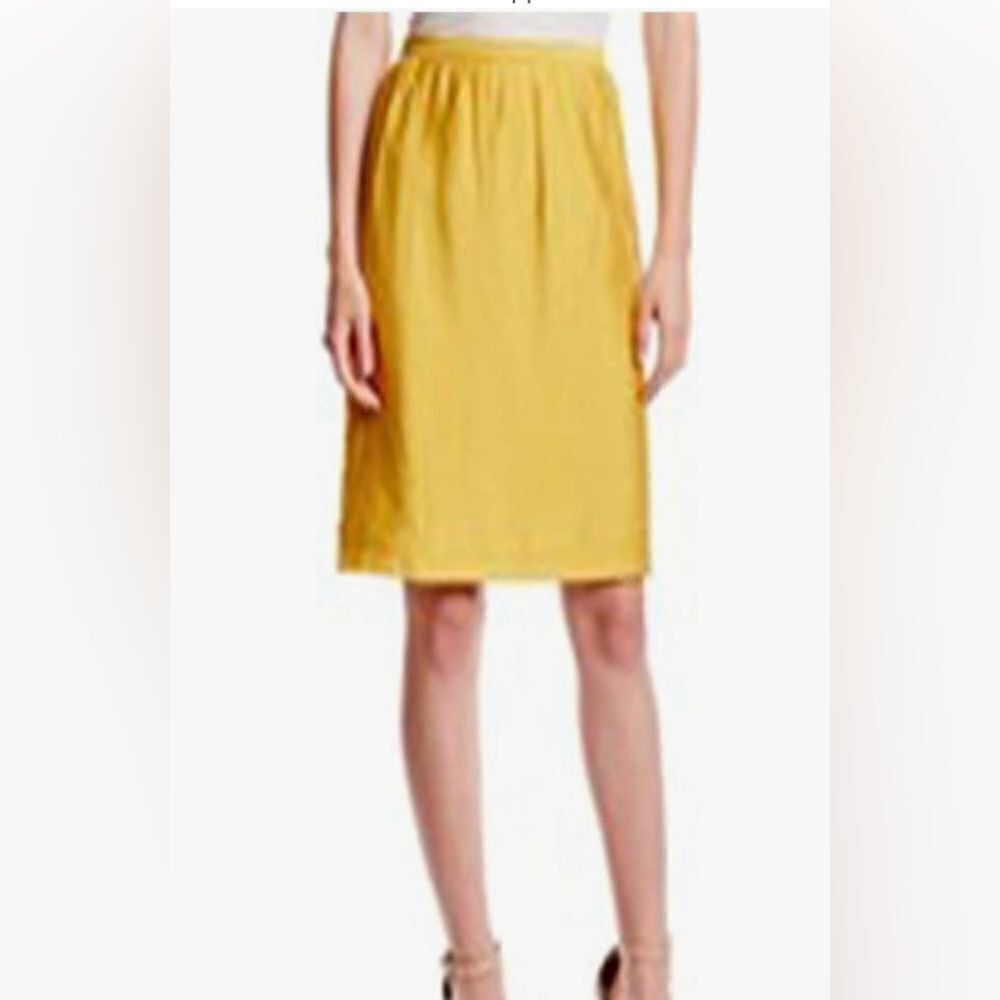 Anne Klein Women's Washed Duppioni Skirt size 8